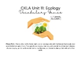CKLA Unit 11: Ecology Vocabulary Card Games