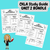CKLA (Amplify) 3rd Grade Unit 2 Study Guide BUNDLE