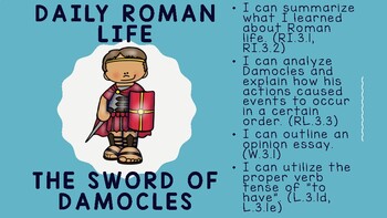 Preview of CKLA Unit 4, Lesson 7: The Sword of Damocles