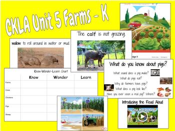 Preview of CKLA Unit 5 Farms-Kindergarten