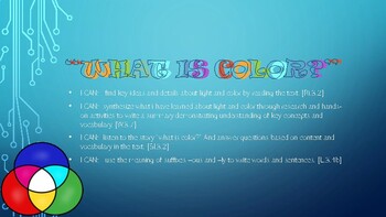 Preview of CKLA Unit 5, Lesson 7: What is Color?