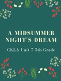 *Bundle* CKLA Unit 7 "Midsummer Night's Dream" 5th Grade