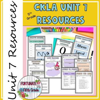 Preview of CKLA Unit 7 Resources 5th Grade