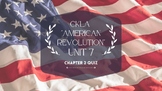 CKLA Unit 7 "The American Revolution" Quiz Chapter 2