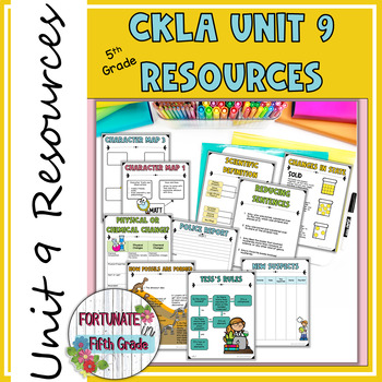 Preview of CKLA Unit 9 Resources 5th Grade