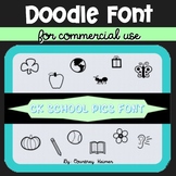 CKSchoolPics Free Doodle Font for Commercial Use