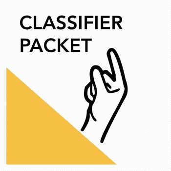 Preview of American Sign Language Classifier Practice Packet