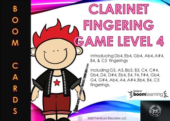 Preview of Clarinet Fingering Game Level 4