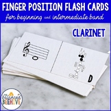 CLARINET Fingering Flash Cards