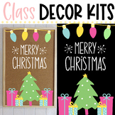 CLASS DECOR KIT- Merry Christmas | Classroom Door | Holida