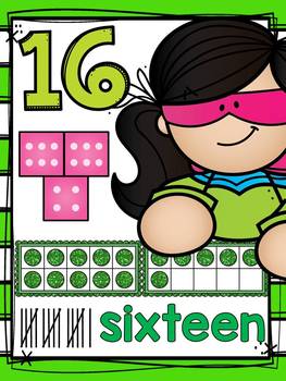 SUPERHERO CLASS DECOR: EDITABLE NUMBER POSTERS by Teach2Tell | TPT