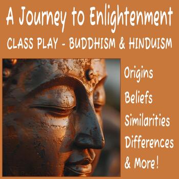 Preview of CLASS PLAY Buddhism & Hinduism - Fill-in-the-Blank Worksheet + Answer Key