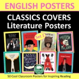CLASSIC COVERS POSTERS English Classroom Decor Literature