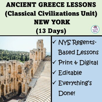 Preview of CLASSICAL GREECE UNIT: N.Y. Regents Based with Enduring Issues, CRQ  (13 DAYS)