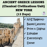 CLASSICAL GREECE UNIT: N.Y. Regents Based with Enduring Is