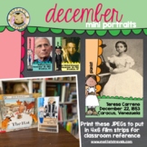 CLASSROOM DECOR History All Year: Mini Portraits-December 