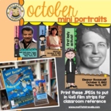 CLASSROOM DECOR History All Year: Mini Portraits-October B