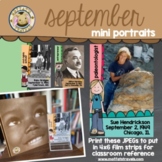CLASSROOM DECOR History All Year: Mini Portraits-September