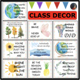 CLASSROOM DECOR Quotes & Sayings Signs Watercolors Bulleti