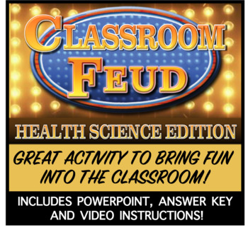 Preview of CLASSROOM FEUD-HEALTH SCIENCE EDITION! Great game to bring FUN in the classroom!