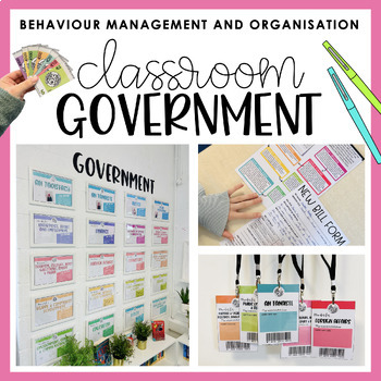 Preview of CLASSROOM GOVERNMENT JOBS & ECONOMY (IRISH, BRITISH, U.S. AUSTRALIAN & EDITABLE)