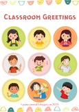 CLASSROOM GREETINGS - POSTER