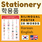 CLASSROOM ITEMS Korean Poster | STATIONERY Korean Classroo