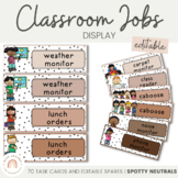 CLASSROOM JOBS DISPLAY | SPOTTY NEUTRALS | EDITABLE