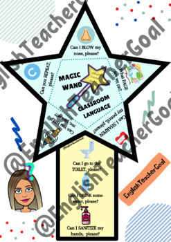 Preview of CLASSROOM LANGUAGE: MAGIC WAND