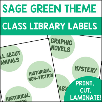 Preview of CLASSROOM LIBRARY LABELS