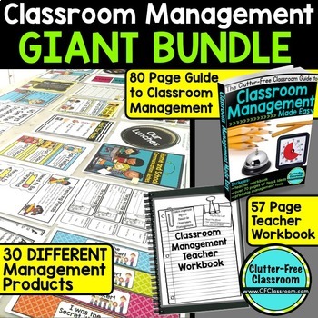 Preview of Classroom Management Bundle Procedures Routines Behavior Systems and lots more