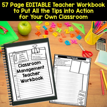 CLASSROOM MANAGEMENT EBOOK: 80 Page eBOOK + EDITABLE Workbook | TpT