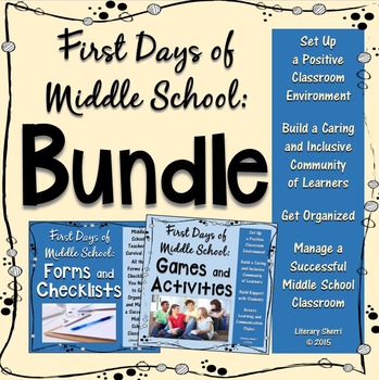 Preview of CLASSROOM MANAGEMENT: First Days of School Bundle