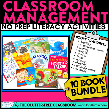 Preview of CLASSROOM MANAGEMENT READ ALOUD ACTIVITIES picture book companions