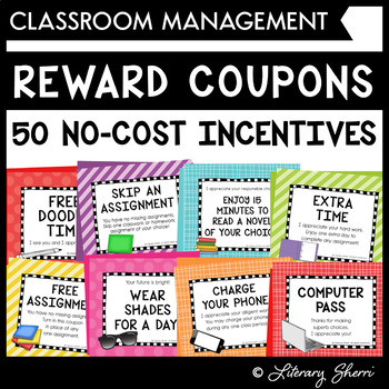 Preview of CLASSROOM MANAGEMENT: Reward Coupons, Student Incentives