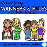BACK TO SCHOOL FREEBIE: Manners and Classroom Rules Posters