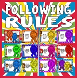 CLASSROOM RULES POSTERS - DISPLAY, BEHAVIOUR, EARLY YEARS 