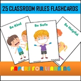 CLASSROOM RULES (flashcards)