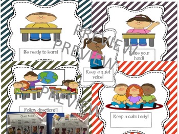 Preview of CLASSROOM expectation posters