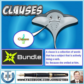 Preview of CLAUSES - UNIT LESSON PLANS - BUNDLE