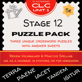 CLC Stage 12 Crossword Puzzle Pack - Cambridge Latin