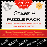 CLC Stage 4 Crossword Puzzle Pack - Cambridge Latin