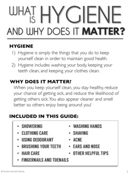 Prep U  Clean Hygiene for Guys