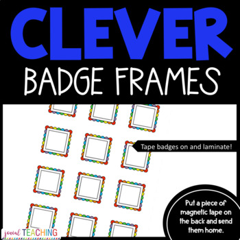 Preview of CLEVER BADGE FRAMES