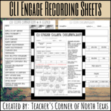 CLI Engage Recording Sheets - EDITABLE & PDF