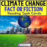 CLIMATE CHANGE | True or False Statements "Task Box Filler