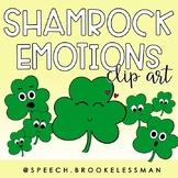 CLIP ART: Shamrock Emotions | Free