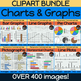 CLIPART BUNDLE - Pre Made Charts (Bar Chart, Pictograph, L