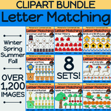 CLIPART BUNDLE - Seasonal Letter Matching and Recognition 