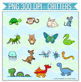 CLIPART: Critters - 300dpi PNGs in 3 formats!